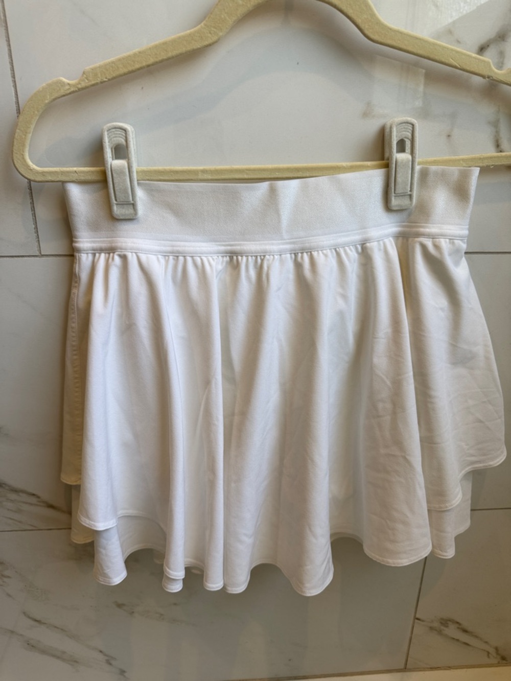 lululemon athletica White Flared Circle Skirt - Skater Style